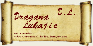 Dragana Lukajić vizit kartica